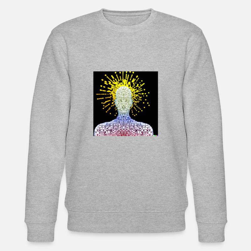Artificial intelligence - Stanley/Stella CHANGER Unisex Organic Sweatshirt - heather grey