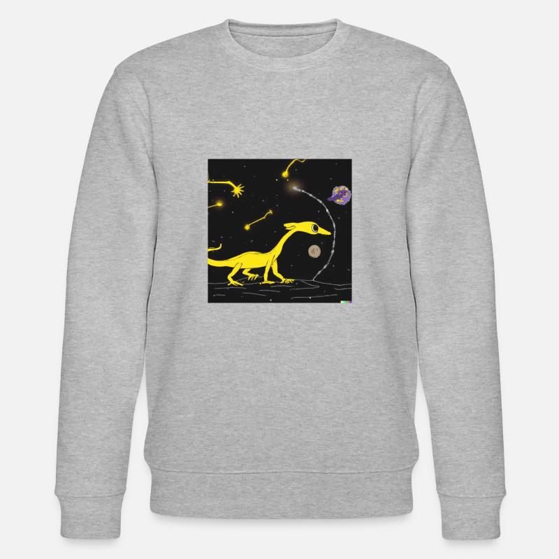 Weltraum - Stanley/Stella Unisex Bio-Sweatshirt CHANGER  - Grau meliert