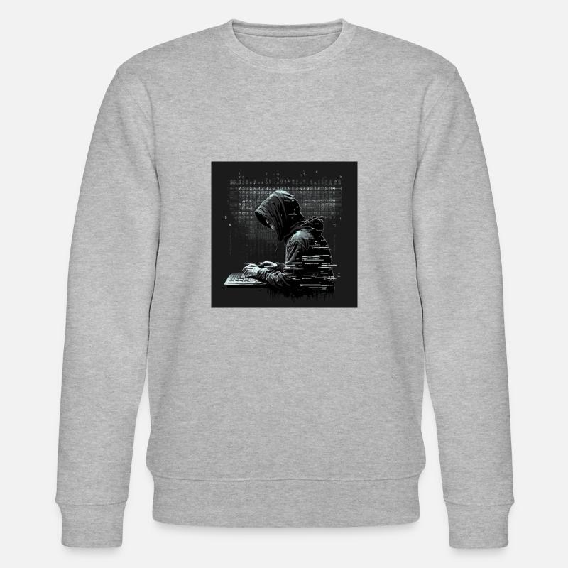 Pc Nutzer / Hacker / Gamer - Stanley/Stella Unisex Bio-Sweatshirt CHANGER  - Grau meliert