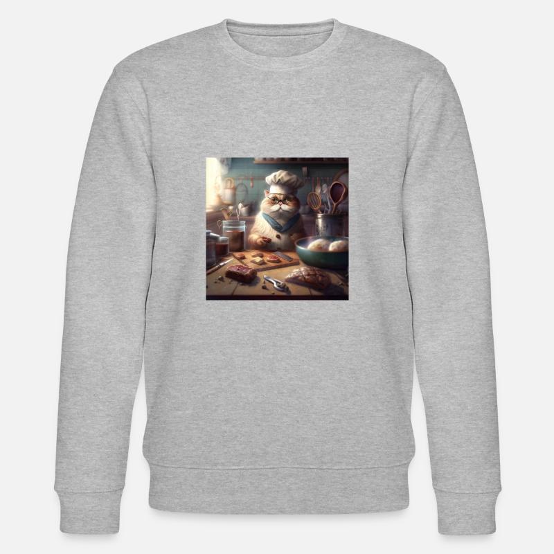 Mr. Catcock - Stanley/Stella Unisex Bio-Sweatshirt CHANGER  - Grau meliert