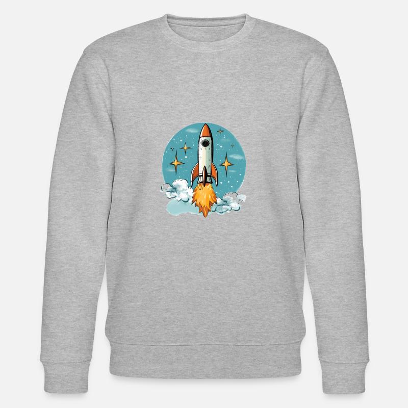 Fusée - Sweat bio CHANGER Stanley/Stella Unisexe - gris chiné