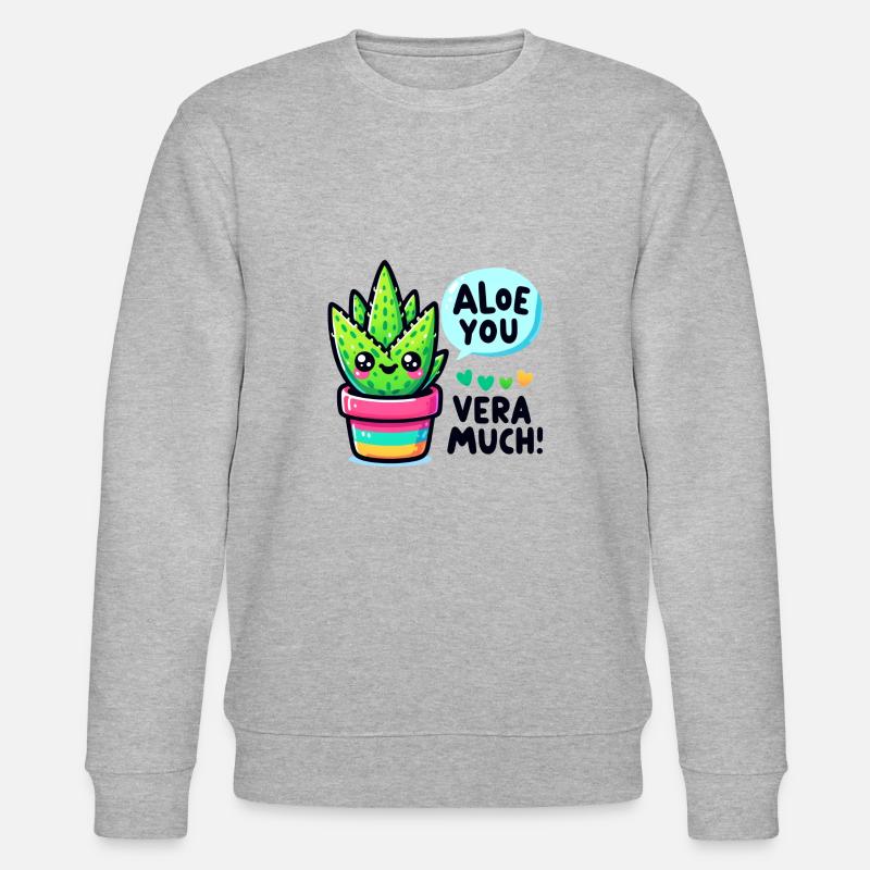 Aloe vous vera beaucoup - Sweat bio CHANGER Stanley/Stella Unisexe - gris chiné
