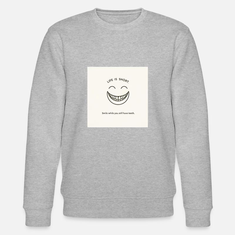 Smile Legacy - Stanley/Stella Unisex Bio-Sweatshirt CHANGER  - Grau meliert