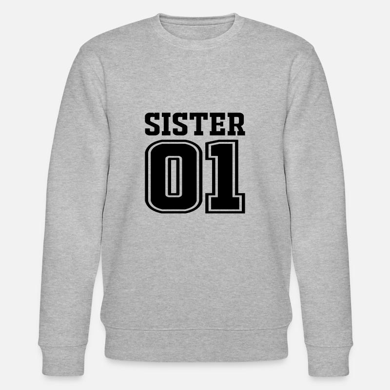 sister 01 - Stanley/Stella Unisex Bio-Sweatshirt CHANGER  - Grau meliert