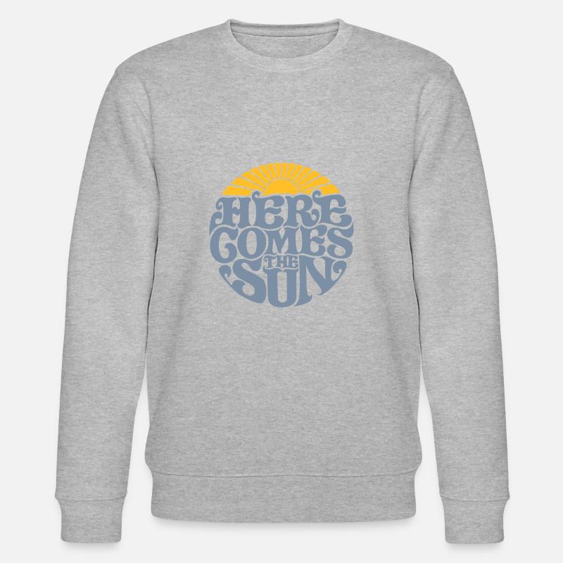 Here comes the sun - Stanley/Stella Unisex Bio-Sweatshirt CHANGER  - Grau meliert