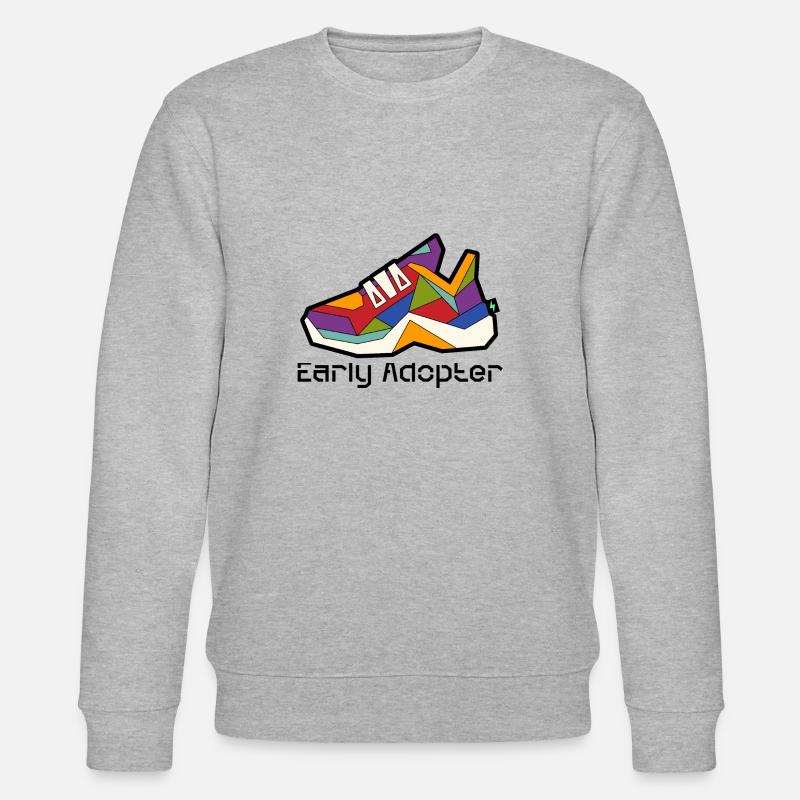 Shoe 4 - Stanley/Stella Unisex Bio-Sweatshirt CHANGER  - Grau meliert