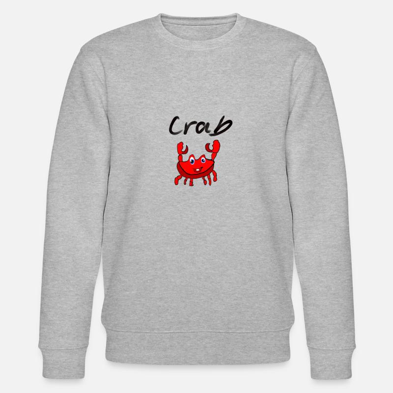 Crab - Stanley/Stella CHANGER Unisex Organic Sweatshirt - heather grey