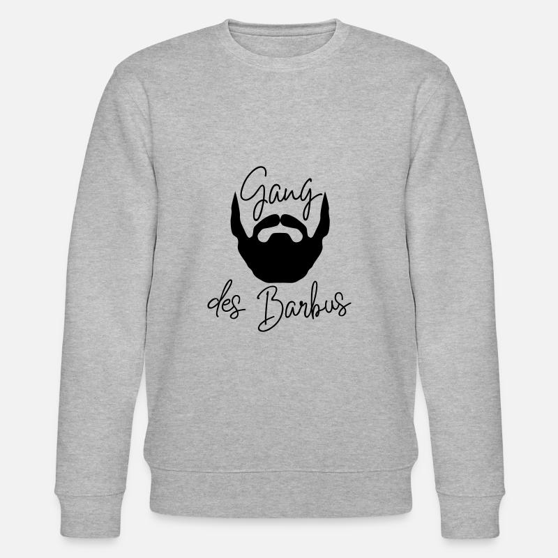 Bande des Bärtigen - Stanley/Stella Unisex Bio-Sweatshirt CHANGER  - Grau meliert