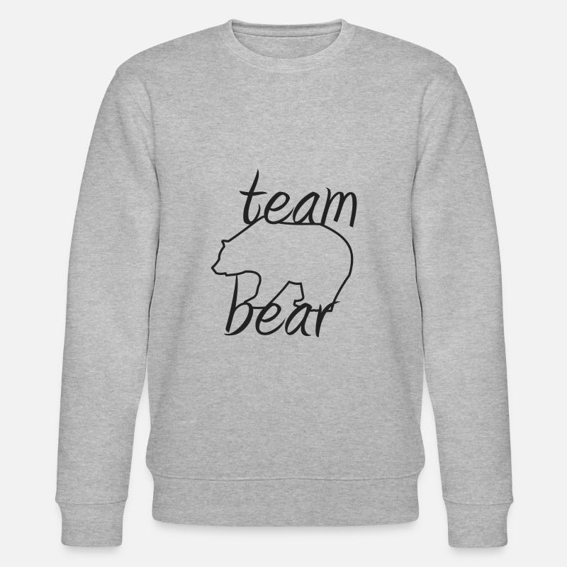 Team Bär (Team Bear) - Stanley/Stella Unisex Bio-Sweatshirt CHANGER - Grau meliert