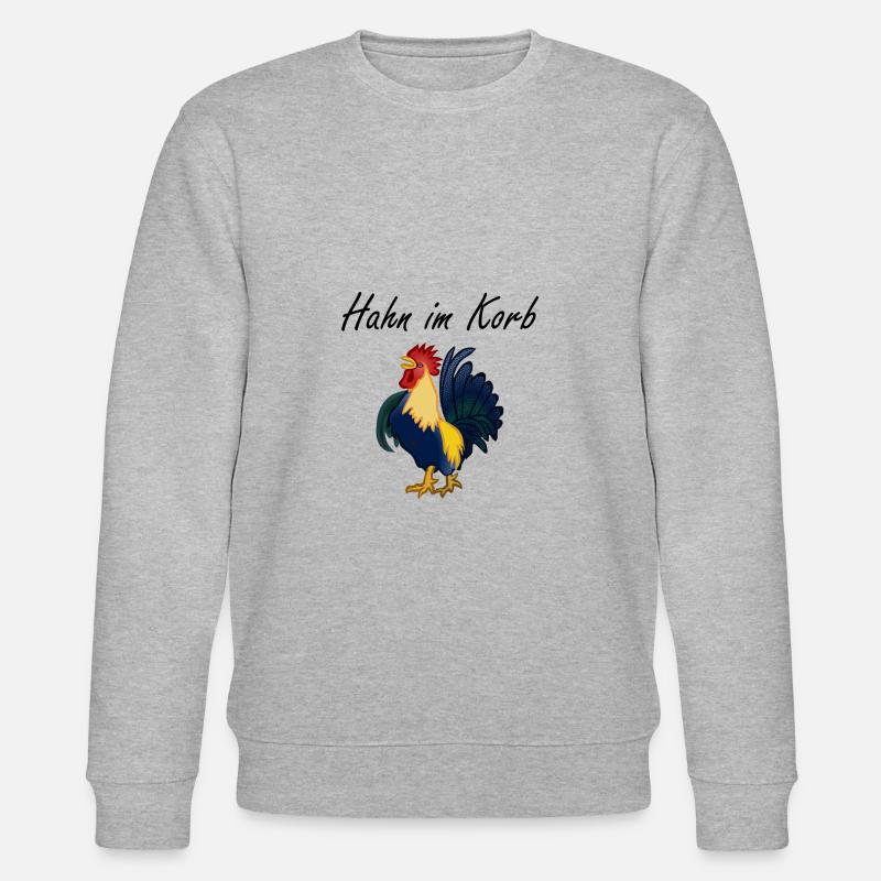 Hahn im Korb - Stanley/Stella Unisex Bio-Sweatshirt CHANGER  - Grau meliert