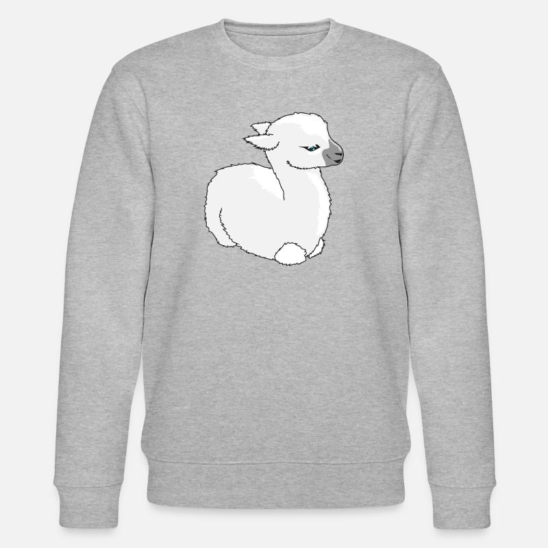 Baby-Lama - Stanley/Stella Unisex Bio-Sweatshirt CHANGER  - Grau meliert