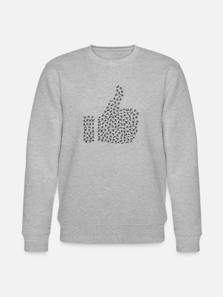 Daumen hoch Sport - Stanley/Stella Unisex Bio-Sweatshirt CHANGER - Grau meliert