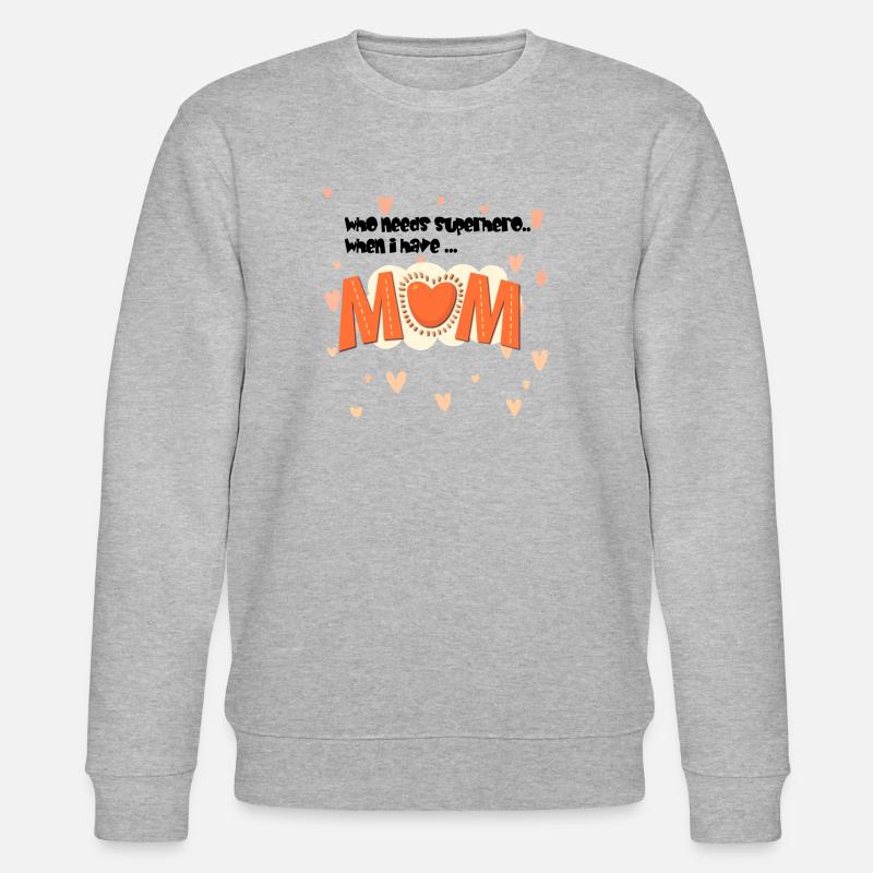 mama - Stanley/Stella Unisex Bio-Sweatshirt CHANGER  - Grau meliert