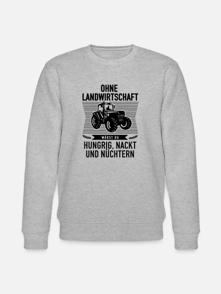 Without agriculture - Stanley/Stella CHANGER Unisex Organic Sweatshirt - heather grey