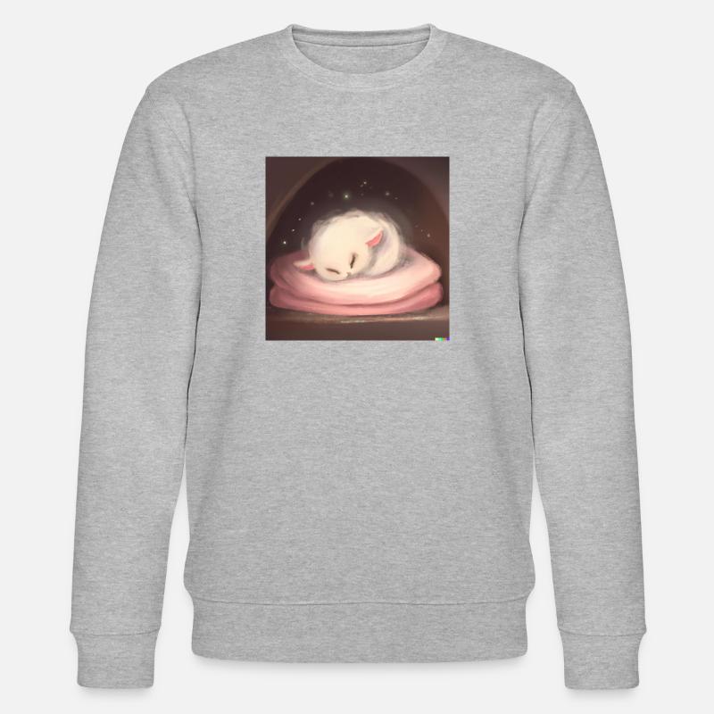 Fluffiges Tierchen - Stanley/Stella Unisex Bio-Sweatshirt CHANGER  - Grau meliert
