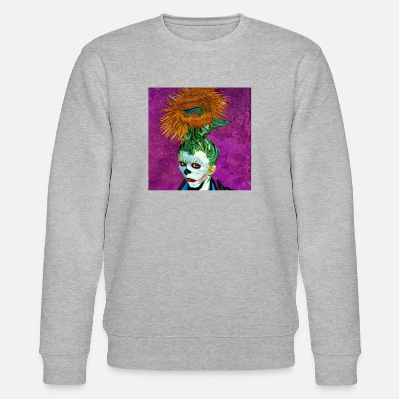 Van Gogh Kunst - Stanley/Stella Unisex Bio-Sweatshirt CHANGER  - Grau meliert