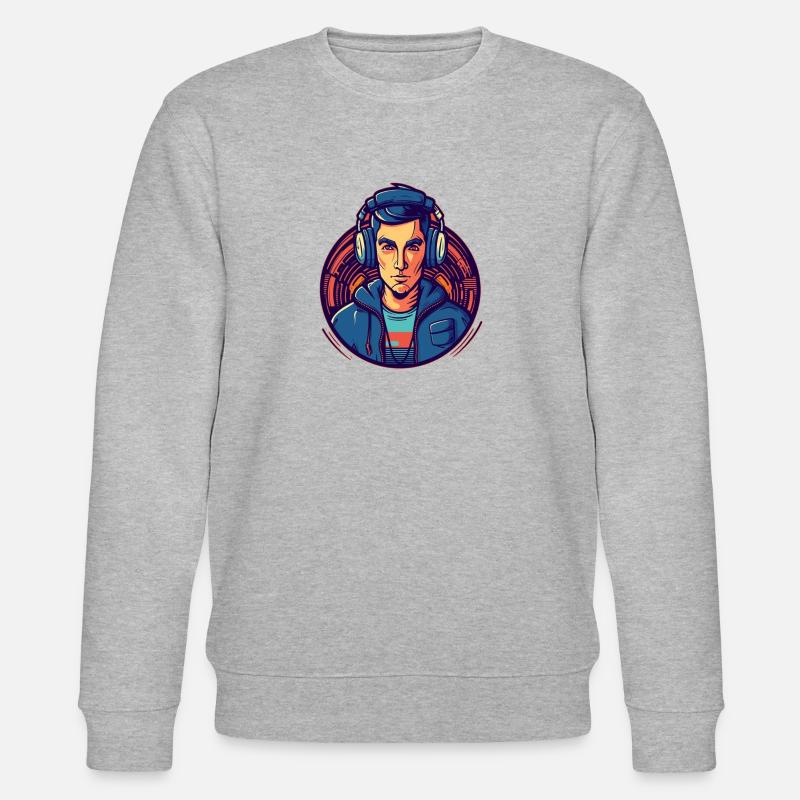 DJ Niceguy - Stanley/Stella Unisex Bio-Sweatshirt CHANGER  - Grau meliert