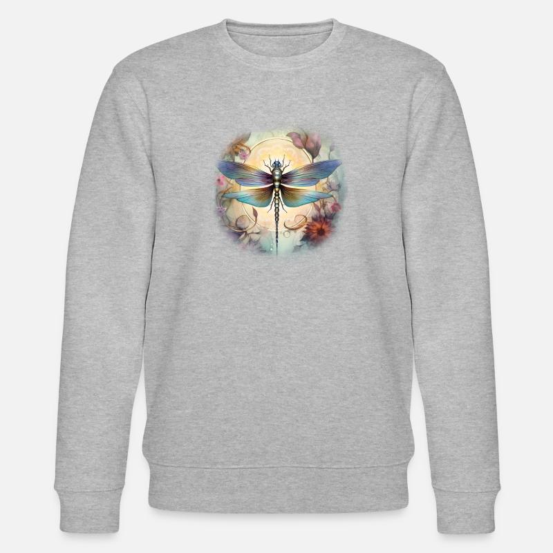 Libelle - Stanley/Stella Unisex Bio-Sweatshirt CHANGER  - Grau meliert