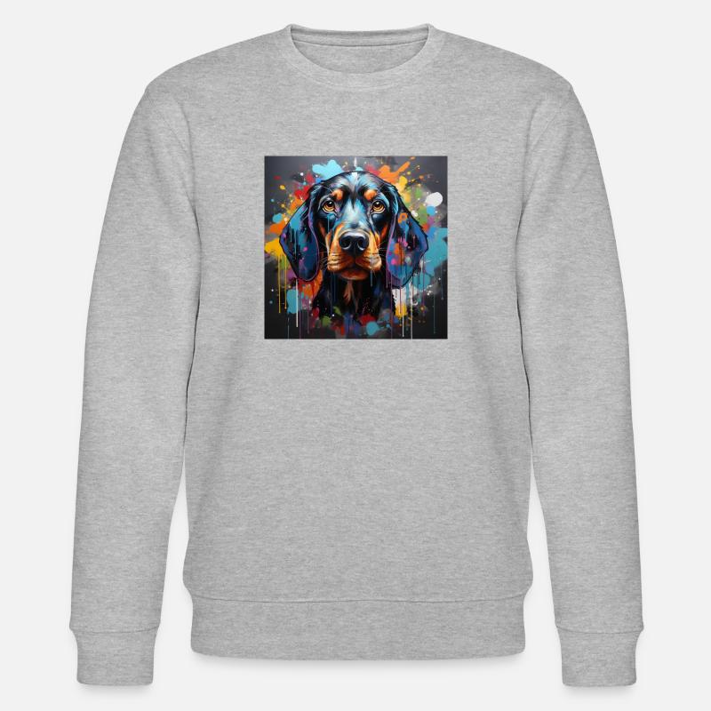 Hund - Stanley/Stella Unisex Bio-Sweatshirt CHANGER  - Grau meliert