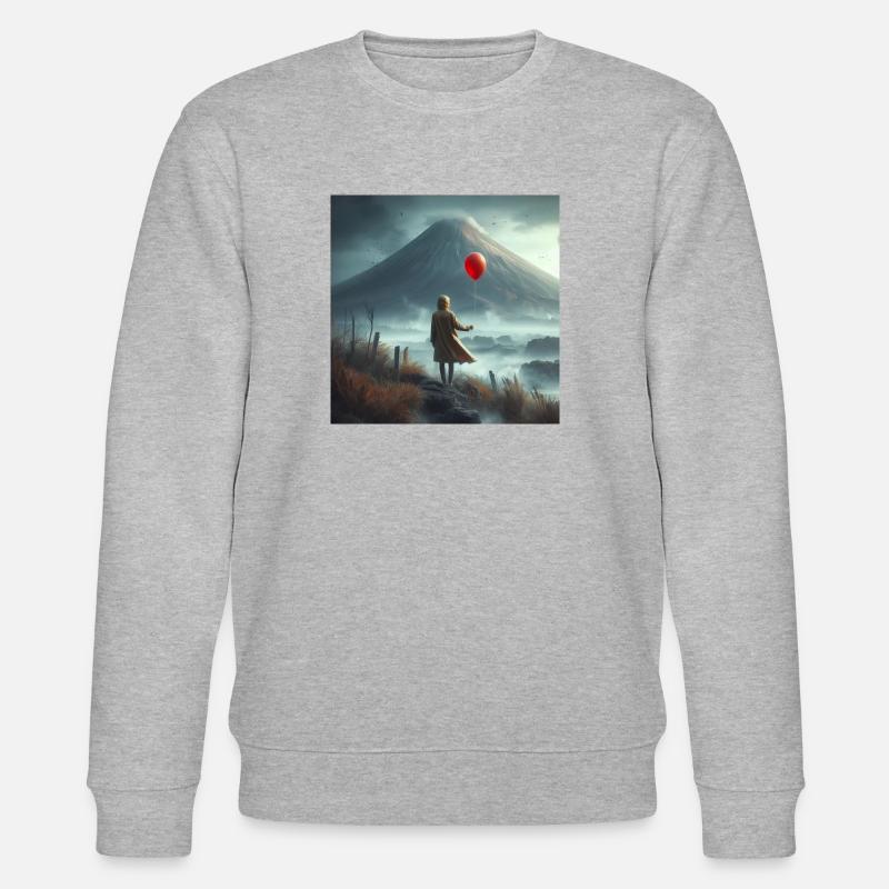 Vor dem Vulkan - Stanley/Stella Unisex Bio-Sweatshirt CHANGER  - Grau meliert