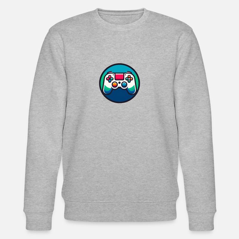 Spielcontroller - Stanley/Stella Unisex Bio-Sweatshirt CHANGER  - Grau meliert