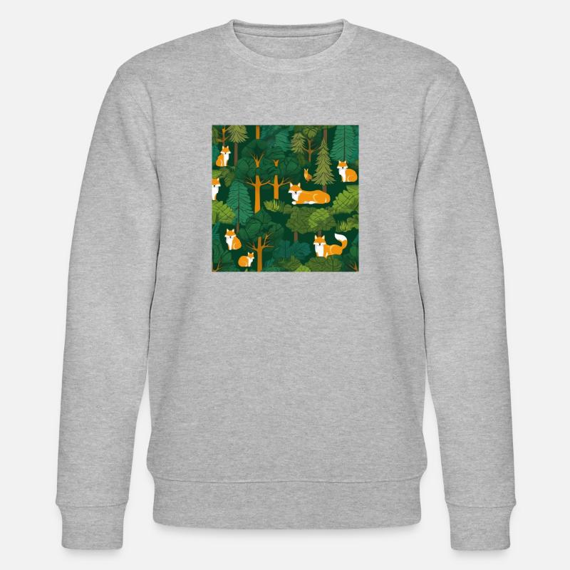 wald - Stanley/Stella Unisex Bio-Sweatshirt CHANGER  - Grau meliert