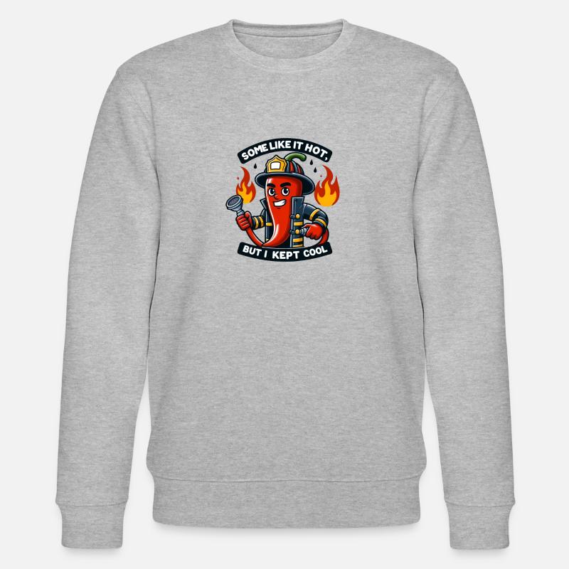 Some like it Hot - Stanley/Stella Unisex Bio-Sweatshirt CHANGER  - Grau meliert