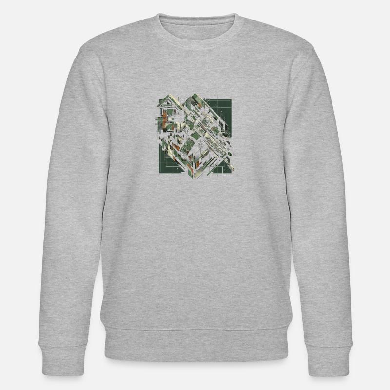 Tactical Precision Framework - Stanley/Stella CHANGER Unisex Organic Sweatshirt - heather grey