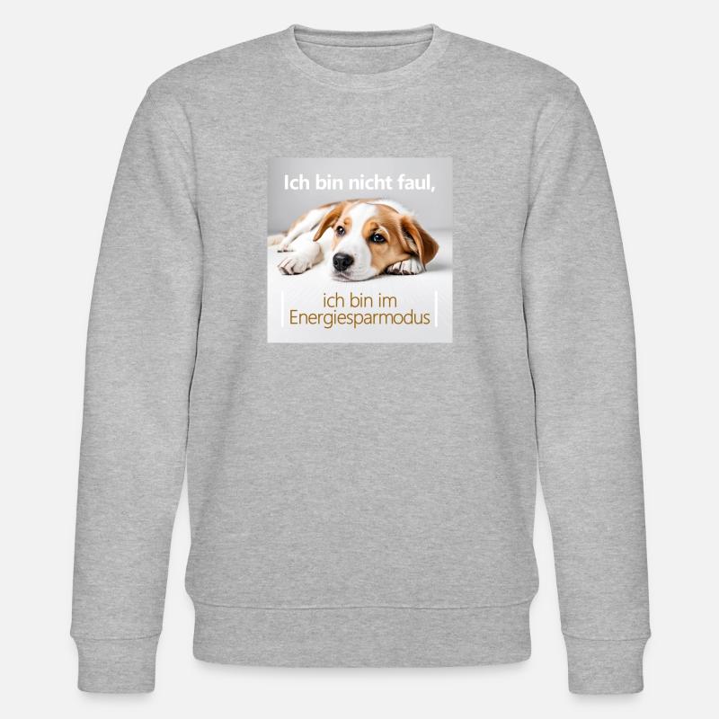 Chillmodus - Lustiger Spruch Memes - Stanley/Stella Unisex Bio-Sweatshirt CHANGER  - Grau meliert