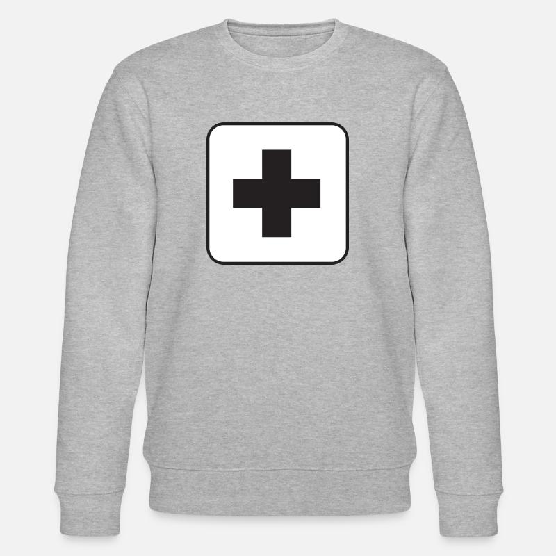 Erste Hilfe - Stanley/Stella Unisex Bio-Sweatshirt CHANGER  - Grau meliert