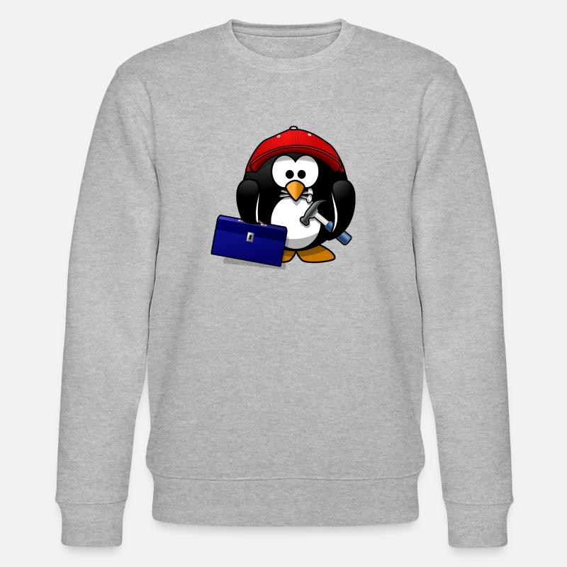 Penguin Artisans - Sweat bio CHANGER Stanley/Stella Unisexe - gris chiné