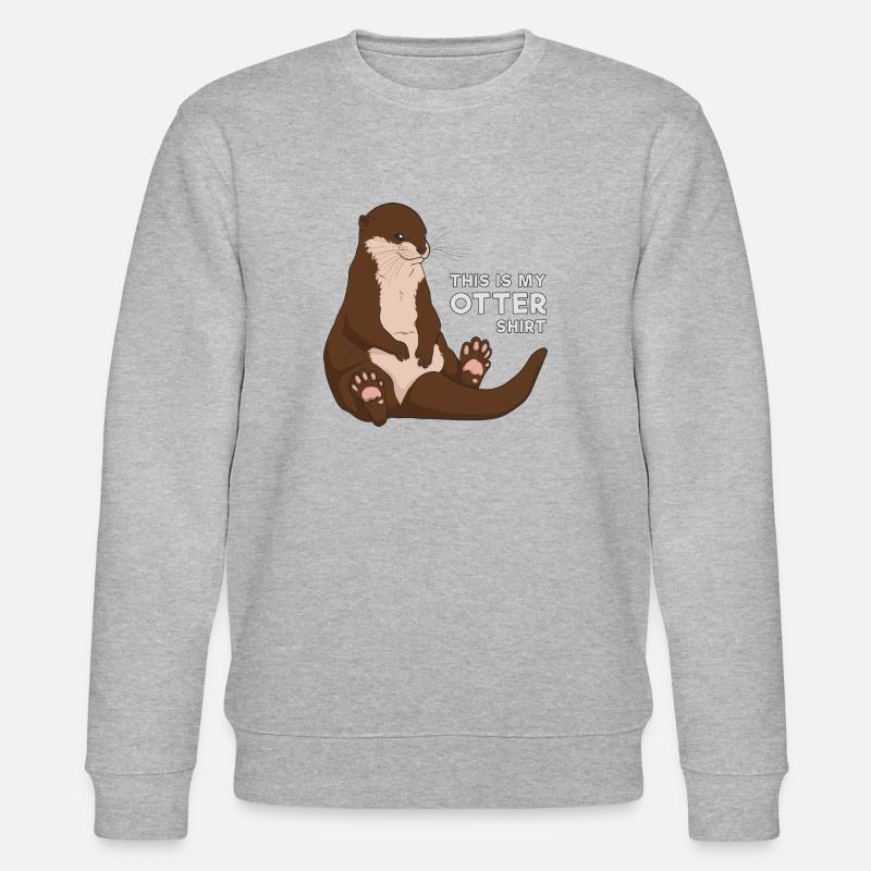 Chemise de loutre - Sweat bio CHANGER Stanley/Stella Unisexe - gris chiné