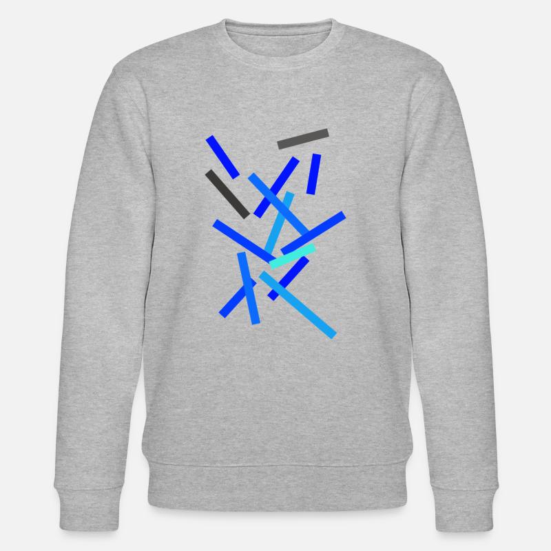 Pattern Minimal - Style Design - Sweat bio CHANGER Stanley/Stella Unisexe - gris chiné