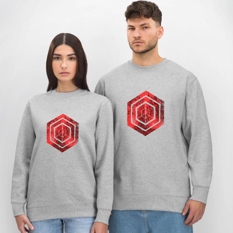 hexagon programming programmer coding geometric Stanley/Stella CHANGER Unisex Organic Sweatshirt