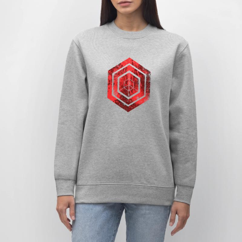 Hexagon-Programmierung Programmierer Codierung geometrisch Stanley/Stella Unisex Bio-Sweatshirt CHANGER 