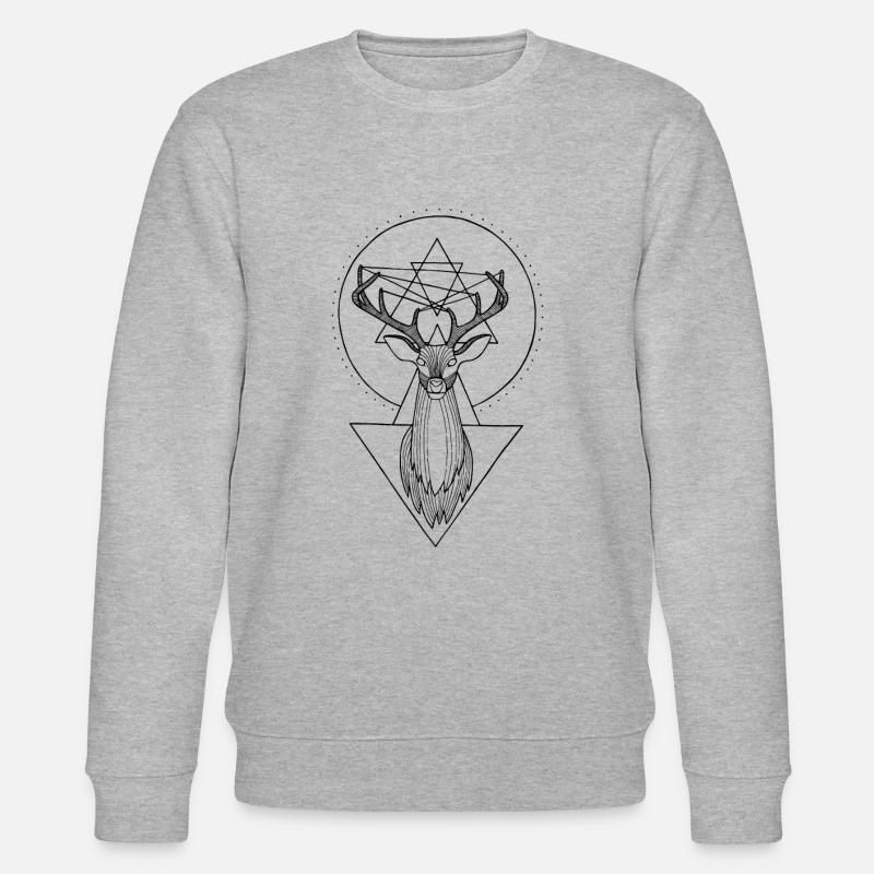 Das Reh - Stanley/Stella Unisex Bio-Sweatshirt CHANGER  - Grau meliert