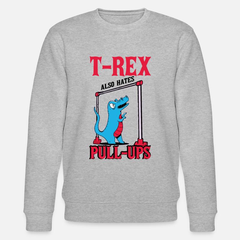 T-Rex Pull-Ups - Sweat bio CHANGER Stanley/Stella Unisexe - gris chiné