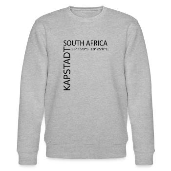 Kapstadt South Africa Süd Afrika - Stanley/Stella Unisex Bio-Sweatshirt CHANGER  - Grau meliert - Vorne - Nik (191cm) & Marisol (170cm)