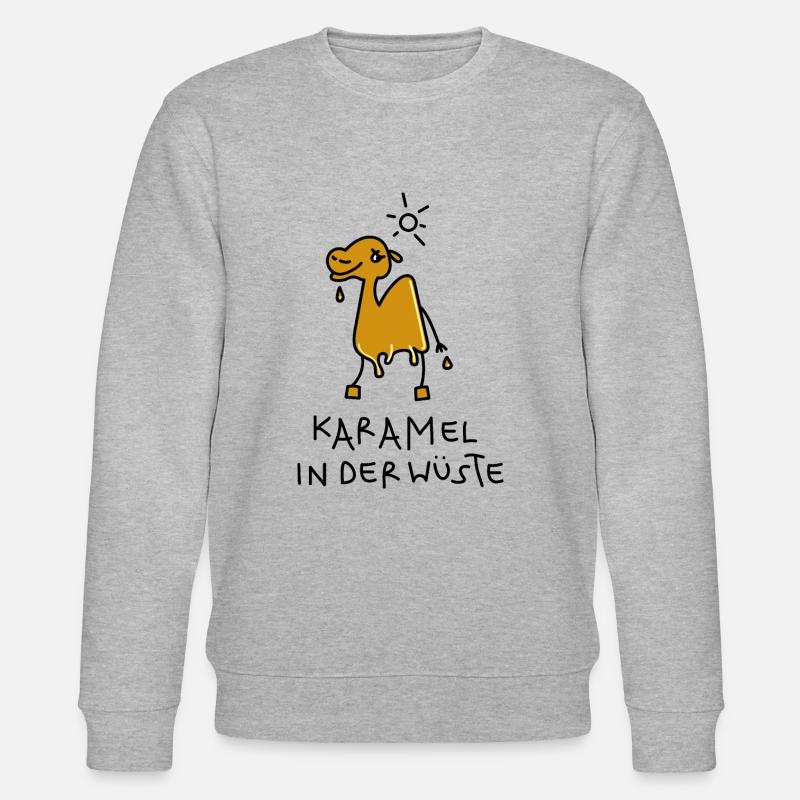 Kamel Karamell - Stanley/Stella Unisex Bio-Sweatshirt CHANGER  - Grau meliert