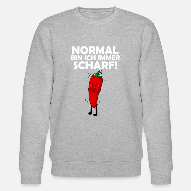 Chilli - Stanley/Stella Unisex Bio-Sweatshirt CHANGER  - Grau meliert