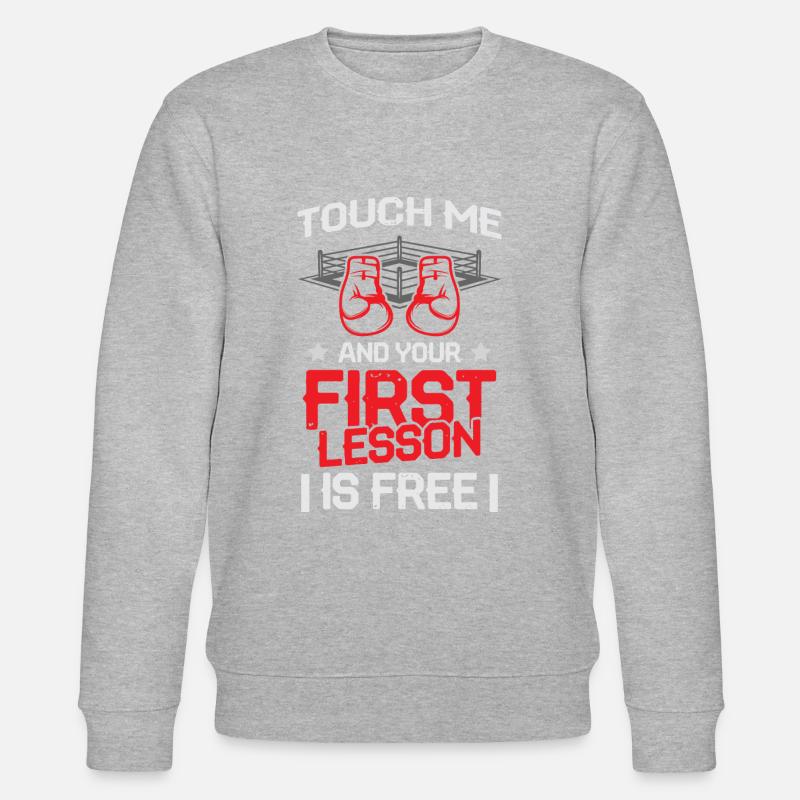 boxer boxhandschuhe - Stanley/Stella Unisex Bio-Sweatshirt CHANGER - Grau meliert