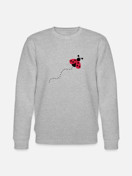 2541614 12868760 Marienkaefer - Stanley/Stella CHANGER Unisex Organic Sweatshirt - heather grey
