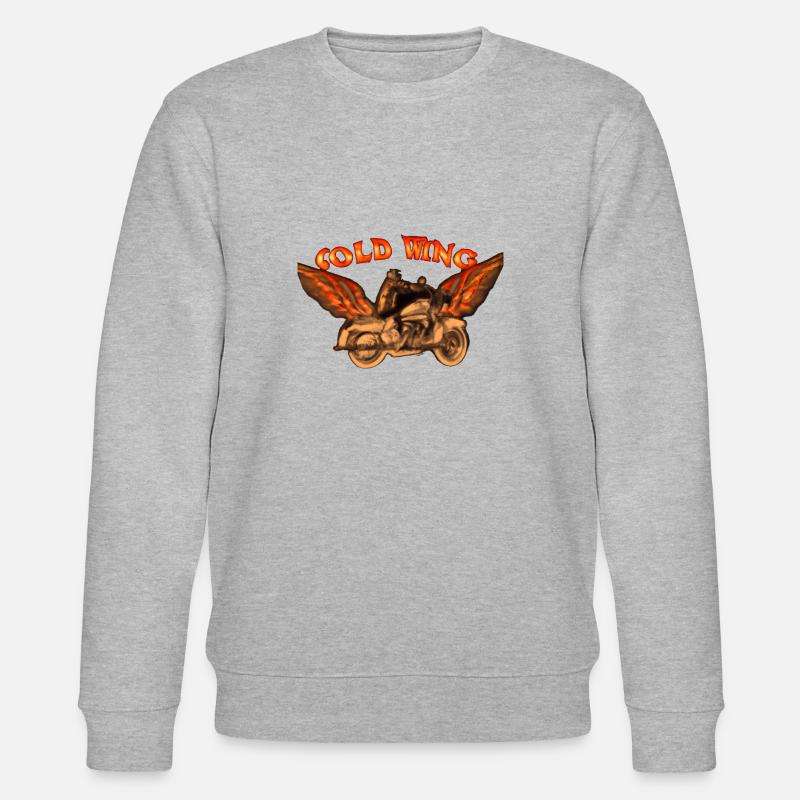 Goldwing Geschenk Geschenkidee - Stanley/Stella Unisex Bio-Sweatshirt CHANGER  - Grau meliert