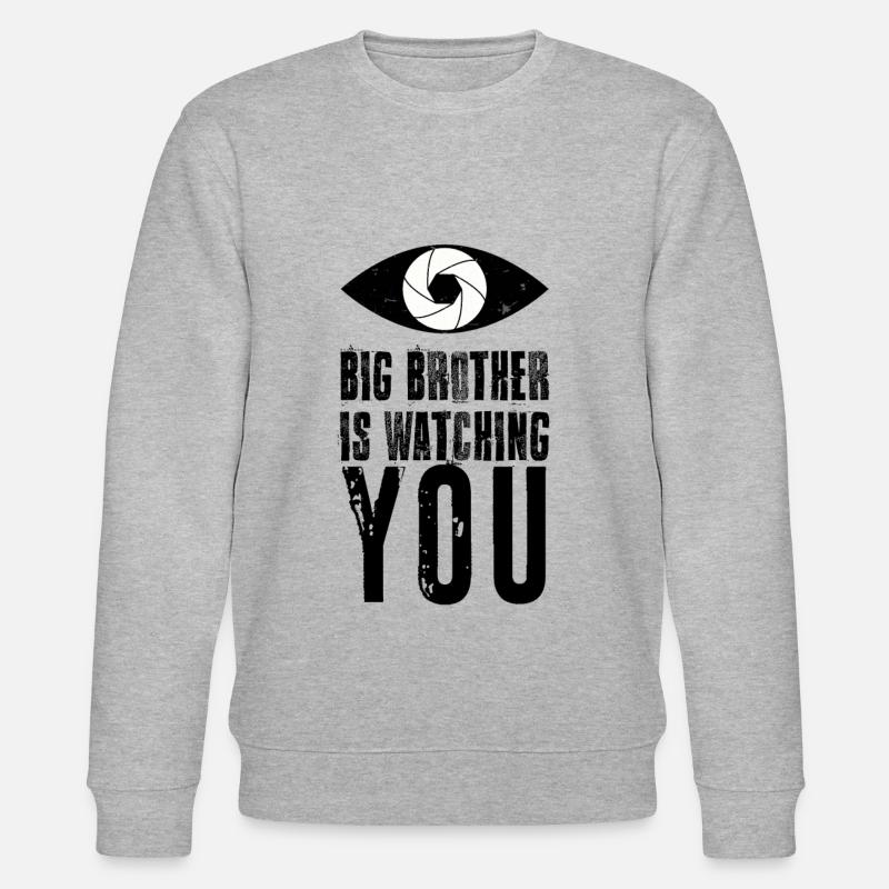 Big Brother vous contrôle - Sweat bio CHANGER Stanley/Stella Unisexe - gris chiné