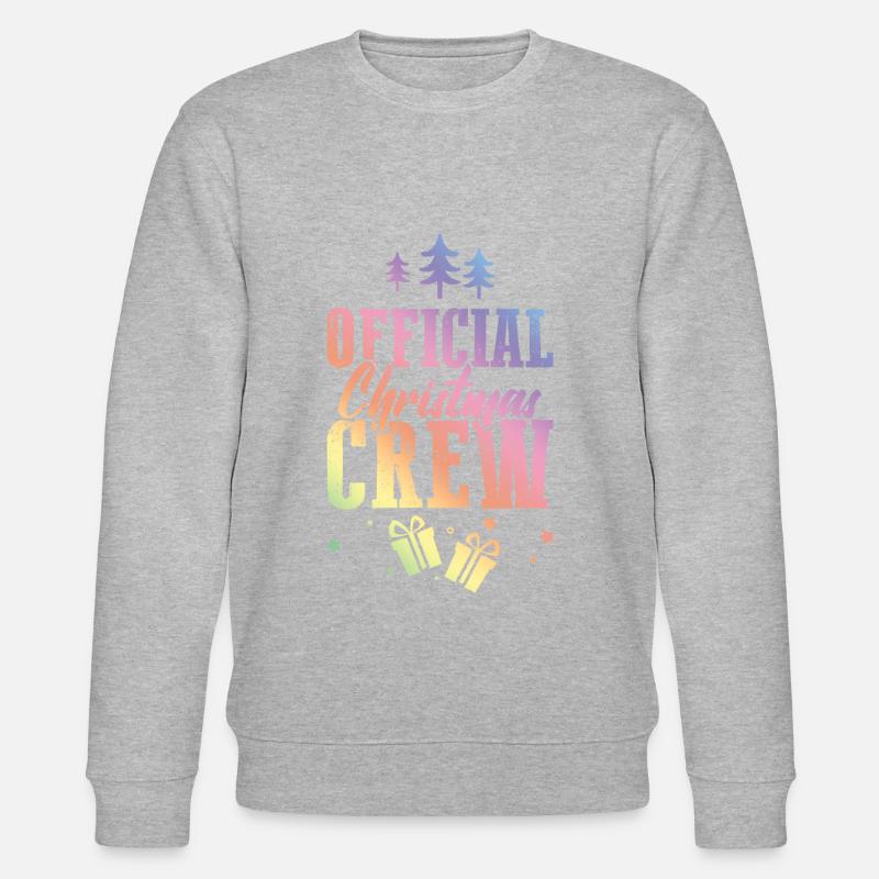Christmas Crew - Stanley/Stella Unisex Bio-Sweatshirt CHANGER  - Grau meliert