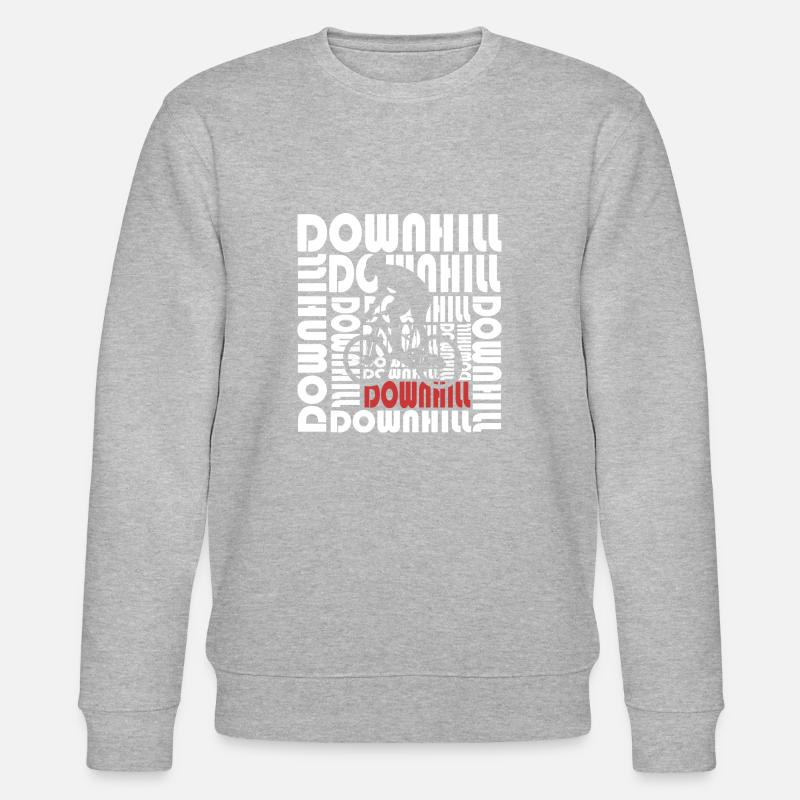 Downhill - Stanley/Stella Unisex Bio-Sweatshirt CHANGER  - Grau meliert