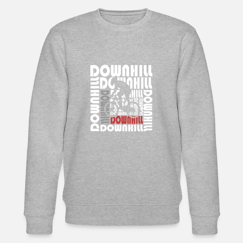 Downhill - Stanley/Stella Unisex Bio-Sweatshirt CHANGER  - Grau meliert