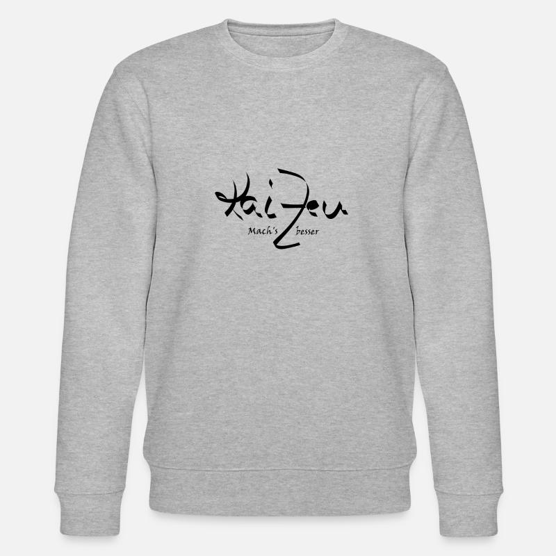 KaiZen - Stanley/Stella Unisex Bio-Sweatshirt CHANGER  - Grau meliert
