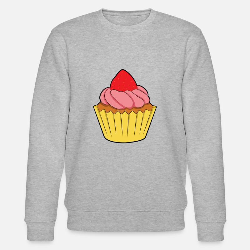 Cupcake - Stanley/Stella Unisex Bio-Sweatshirt CHANGER  - Grau meliert