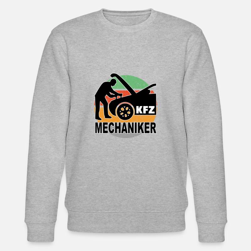 KFZ Mechaniker Automechaniker - Stanley/Stella Unisex Bio-Sweatshirt CHANGER  - Grau meliert